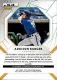 2021 Addison Barger Panini Elite Extra Edition HIDDEN GEMS AUTO AUTOGRAPH #HG-AB Toronto Blue Jays