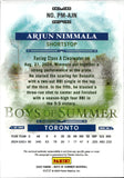 2025 Arjun Nimmala Panini Boys Of Summer PROSPECT MATERIAL SIGNATURES JERSEY AUTO 88/99 AUTOGRAPH #PM-AJN Toronto Blue Jays