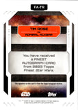 2023 Tim Rose as Admiral Ackbar Topps Finest Star Wars REFRACTOR AUTO AUTOGRAPH #FA-TR 2