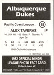 1982 Albuquerque Dukes TCMA COMPLETE 27 CARD SET W/ John Franco & Orel Hershiser #1-27