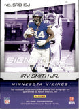 2021 Irv Smith Jr. Panini Playbook SIGNATURE ROUTES GREEN PATCH AUTO 19/25 AUTOGRAPH RELIC #SRO-ISJ Minnesota Vikings