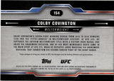 2025 Colby Covington Topps Chrome GEOMETRIC GOLD REFRACTOR 38/50 #154