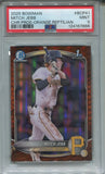 2025 Mitch Jebb Bowman Chrome 1ST BOWMAN PROSPECT ORANGE REPTILIAN REFRACTOR 01/25 PSA 9 #BCP41 Pittsburgh Pirates 7666