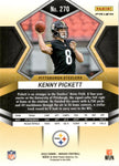 2022 Kenny Pickett Panini Mosaic PINK CAMO NFL DEBUT ROOKIE RC #301 Pittsburgh Steelers 2