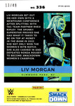 2022 Liv Morgan Panini Chronicles FLUX PURPLE 13/49 #336 Friday Night Smackdown