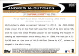 2012 Andrew McCutchen Topps Update SP PHOTO VARIATION #US87 Pittsburgh Pirates