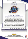 2023-24 Karl Malone Panini Elite Status GREEN DIE CUT 03/32 #87 Utah Jazz HOF