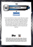 2025 Chelsea Green Topps Chrome WWE GOLD GEOMETRIC REFRACTOR 29/50 #104 Friday Night Smackdown