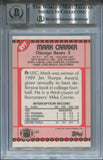 1990 Mark Carrier Topps Traded BAS AUTHENTIC AUTO AUTOGRAPH 10 #29T Chicago Bears 0282