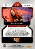 2022 Kay Lee Ray AKA Alba Fyre Panini Prizm WWE BLUE SHIMMER 02/10 #106 NXT