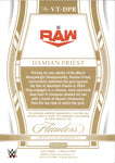 2024 Damian Priest Panini Flawless WWE SHIRT AUTO 16/25 AUTOGRAPH RELIC #VT-DPR Monday Night Raw