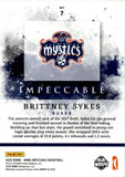 2025 Brittnay Sykes Panini Impeccable WNBA HOLO SILVER 15/15 #7 Washington Mystics