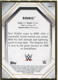 2021 Riddle Topps Transcendent WWE GREEN GOLD FRAMED AUTO 07/15 AUTOGRAPH #A-BRO Monday Night Raw