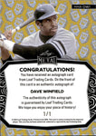 2024 Dave Winfield Leaf Happy Holidays DREIDEL GOLD REFRACTOR AUTO 1/1 ONE OF ONE AUTOGRAPH #HHA-DW1 New York Yankees HOF