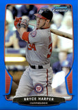 2013 Bryce Harper Bowman Chrome Baseball Blue Refractor 040/250 #1 Washington Nationals