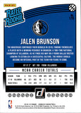 2018-19 Jalen Brunson Panini Donruss ROOKIE Dallas Mavericks #179