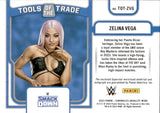 2023 Zelina Vega Panini Chronicles WWE Absolute TOOLS OF THE TRADE TRIPLE RELIC AUTO 31/99 AUTOGRAPH #TOT-ZVG Friday Night Smackdown