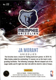 2023-24 Ja Morant Panini Phoenix GENIES #22 Memphis Grizzlies