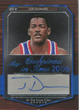 2024 Dominique Wilkins Joe Dumars Leaf In the Game Used BLUE ENSHRINED IN TIME DUAL AUTO 1/3 #EIT-4 Hawks Pistons