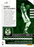 2020-21 Giannis Antetokounmpo Panini Absolute BLUE 59/99 #55 Milwaukee Bucks