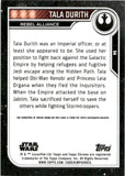 2023 Topps Chrome Star Wars Autograph Indira Varma as Tala Durith #14 AUTO 1