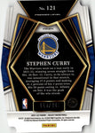 2021-22 Stephen Curry Panini Select PREMIER LEVEL BLUE DIE CUT 110/249 #121 Golden State Warriors