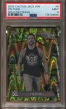 2025 CM Punk Topps Chrome Cactus Jack Wrestlemania GOLD RAYWAVE 36/50 PSA 9 #8 3994