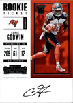 2017 Chris Godwin Panini Contenders ROOKIE TICKET AUTO Tampa Bay Buccaners #337