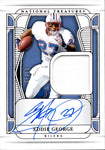 2024 Eddie George Panini National Treasures MATERIAL TREASURES SIGNATURES JERSEY AUTO 14/49 Houston Oilers #MT-EGE