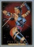 2024 Psylocke Upper Deck Marvel Masterpieces '92 Platinum #65 FIRST COVER APPEARANCE RAINBOW