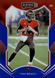 2021 Tom Brady Panini Playoff RED AND BLUE 02/50 #169 Tampa Bay Buccaneers