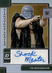 2023 The Shockmaster Panini Chronicles WWE Donruss Optic SIGNATURE SERIES AUTO AUTOGRAPH #DO-SHK WWE Legend