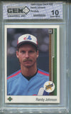1989 Randy Johnson Upper Deck ROOKIE RC GEM GRADING 10 #25 Montreal Expos HOF 9630