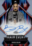 2026 Bianca Belair Topps Chrome WWE MAIN EVENT REFRACTOR AUTO AUTOGRAPH #MEA-BB Friday Night Smackdown