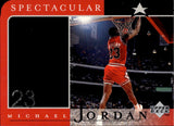 1998-99 Michael Jordan Upper Deck SPECTACULAR STARS #27 Chicago Bulls HOF