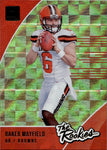 2018 Baker Mayfield Panini Donruss THE ROOKIES ROOKIE RC #R-3 Cleveland Browns