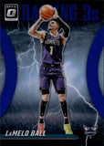 2023-24 LaMelo Ball Donruss Optic BLUE RAINING 3s #12 Charlotte Hornets