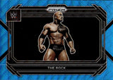 2023 The Rock Panini Prizm WWE BLUE WAVE PRIZM #41 WWE Legend