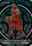2023 Trae Young Panini Prizm Draft Picks SILVER STAINED GLASS Oklahoma Sooners #15