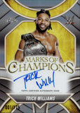 2025 Trick Williams Topps Chrome WWE MARKS OF CHAMPIONS REFRACTOR AUTO 001/175 AUTOGRAPH #MOC-TW NXT