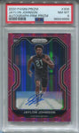 2020 Jaylon Johnson Panini Prizm PINK ROOKIE AUTO AUTOGRAPH PSA 8 #306 Chicago Bears 48666