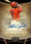 2019 Justin Upton Topps Tier One TALENT AUTO 067/100 AUTOGRAPH #TTA-JU Anaheim Angeles