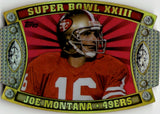 2011 Joe Montana Topps DIE CUT SUPER BOWL LEGENDS #SB-62 San Francisco 49ers HOF 2