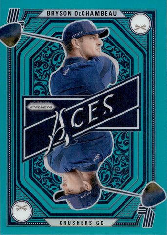 2025 Bryson DeChambeau Panini Prizm LIV Golf ACES PRIZMS TEAL 102/275 #5