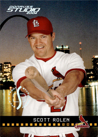 2004 Scott Rolen Donruss Studio PROOFS SILVER 012/100 #183 St. Louis Cardinals