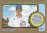 2022 Marcus Stroman Topps Heritage GOLD CLUBHOUSE COLLECTION JERSEY 54/99 RELIC #CCR-MST Chicago Cubs