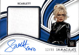 2023 Scarlett Panini Immaculate WWE PREMIUM JUMBO SHIRT AUTO 12/99 AUTOGRAPH RELIC #PM-SL Friday Night Smackdown