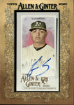 2020 Jesus Luzardo Topps Allen & Ginter MINI FRAMED ROOKIE AUTO AUTOGRAPH RC #MA-JL Oakland A's