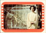 1977 Princess Leia Monitoring the Battle Topps Star Wars STICKER #44