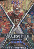 2026 Wild Card Alumination Just The Hits Football Hobby Jumbo, 20 Box Case